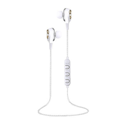 

WY-S10 Wireless Bluetooth Headset Dual Moving Coil In-ear Headphone w Mic