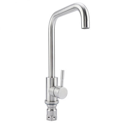 

Greensen UK Standard G12" Brushed Stainless Steel Cold Hot Water Faucet Tap Kitchen Sink