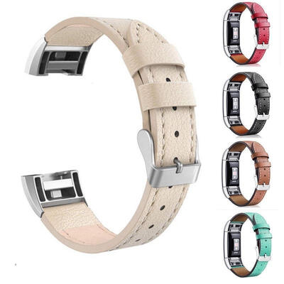 

Sell Well Fashion Real Leather Replacement Watch Strap For FitBit Charge 2 Snake Skin WristBand