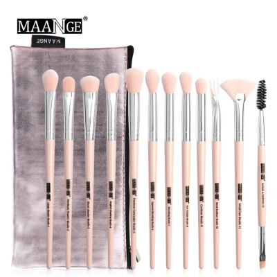 

Toponeto 12 Pcs Makeup Eye Shadow Brush Highlighter Brush Makeup Brush Set