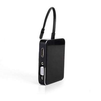 

1608 7-in-1 USB-C Hub Splitter Type-C To HDMI VGA USB Converter Adapter Dock For Laptop MacBook
