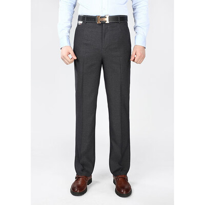 

WENGUANGUO Summer thin section pleated high waist free hot straight loose standard version mens trousers 7939