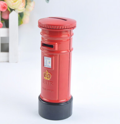 

Posting boxes London tourist souvenirs metal mailboxes savings cans