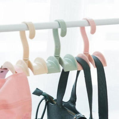 

Closet Organizer Rod Hanger Handbag Storage Purse Hanging Rack Holder Hook Bag