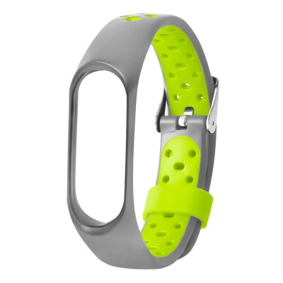 

Band Strap Watch Strap Sport Fashion Air Vent Surface Replaceable TPE Watch Band for XIAOMI MI Band 3