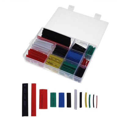 

300pcs Polyolefin Shrinkable 21 Halogen-free Heat Shrink Tube Sleeve Kit