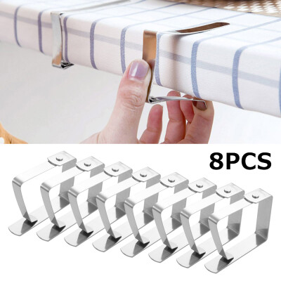 

8PCS Stainless Steel Table cloth Clip Wedding Promenade Table Cover Holder Promenade Round tablecloth Stable Clips For Home