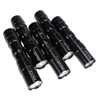 

Saidsome 5X Portable Ultra Bright 3W Police Waterproof LED Mini Flashlight Torch flashlight lamp