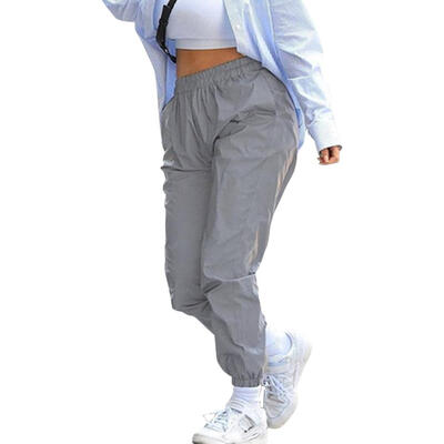 

Women Trousers Harem Pants Casual Loose Elastic Punk Style Street Bottoms
