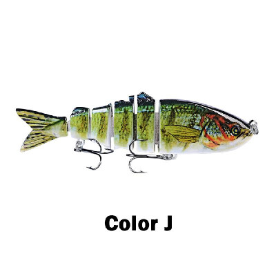 

12cm 185g Fishing Lure Hard Bait Multi Segments Swimbait Crankbait Artificial Fishing Lure Bait with Treble Hooks