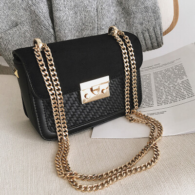 

Spring&summer bag female 2019 new Korean fashion casual matte wild lock chain single shoulder slung square