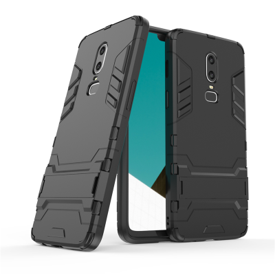 

Goowiiz Phone Case For OnePlus 55T6 Armor PCTPU Silicone Hard Bracket Double Protection