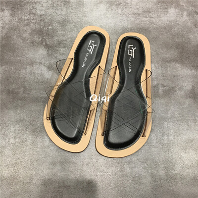 

new summer trendy shoes in summer 2019 wear original wind ins slippers wi flat soles