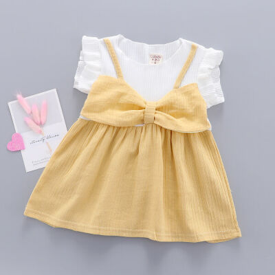 

Toddler Kid Baby Girl Dress Bow-Knot Princess Pageant Party Tutu Dress Summer