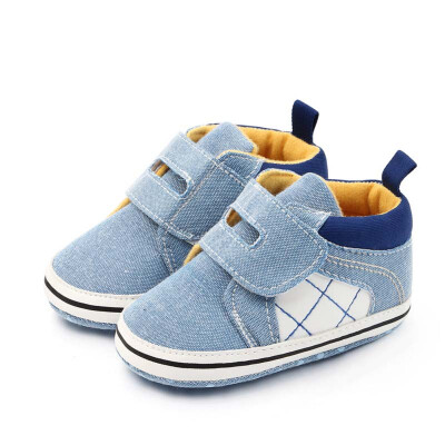 

Autumn Baby Shoes Kid Boy Girl Patchwork Lace Cotton Cloth First Walker Anti-slip Soft Sole Toddler Sneaker 1 Pair