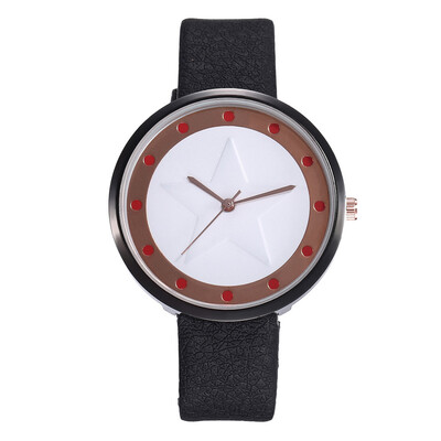 

Simple Five-Pointed Star Rivet scale Quartz Watch Featured Dot Neutral Clock Fashion Relojes Para Mujer High Quality Horloge50