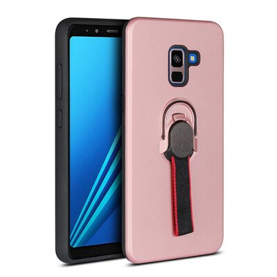 

Magnetic Case Samsung Galaxy A8 A8 Plus 2018 Phone Ring Stand Case Samsung A8 SM-A730N SM-A730FDS SM-A730 Hybrid TPU Hard Cover