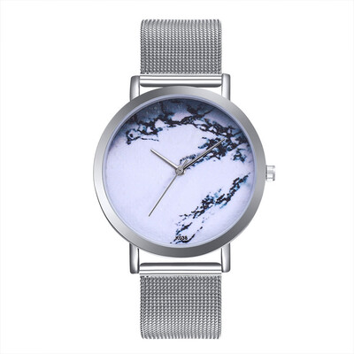 

〖Follure〗Woman Fashion Plant Pattern Alloy Steel Strap Analog Quartz Round Watch