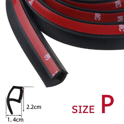 

5Meters Big D Small D Z Shape P Type Car Door Seal Strip Auto Rubber Seal Strips Waterproof Trim Dustproof Sound Insulation Weathe