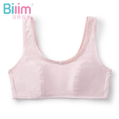 

Hundreds of girls&girls bra development period without steel ring girls underwear vest tube top student children bra 1388 1388 pink 80A