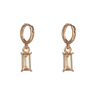 

cute endless crystal hoop earrings for women girls cartilage Geometric earring hoop earrings cz jewelry party gift