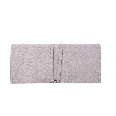 

PU Leather Roll-up Cosmetic Bags Women Portable Simple Travel Beauty Case