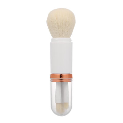 

4 in 1 Portable Makeup Brush Set Retractable Design Eye Shadow Brush Lip Brush Toning Brush Powder Brush