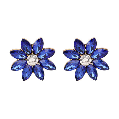 

HOT SALE 2018 Luxury Retro Crystal Stud Earrings with opal Stone Women Fashion Trend Statement Jewelry For Women 19 Styles