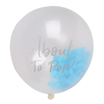 

5pcs About to Pop Printed Rubber Balloons Baby Shower Birthday Party Decor