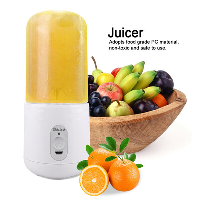 

Portable Blender USB Rechargeable for Travel Small Mini Blender Personal Size Juicer Cup 260ml for Juice Shakes Easy Clean