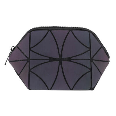 

Irregular Geometric Makeup Bags Luminous Folding Travel Storage Shell Bags