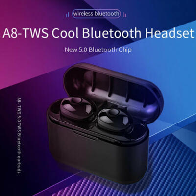 

Wireless Headphones TWS Mini Bluetooth 50 Stereo Earphones In-Ear Headset Hifi