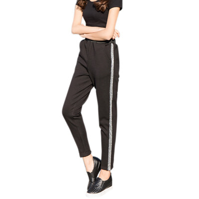 

Hot Seller Plus size Women Haren Pants Spring Summer Harlam high waist loose thin section pants Black Pants