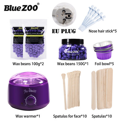

〖Follure〗Wax Warmer Heater Pot Hair Remove Machine Kit Wax Beans Removal Stick Bowls Set