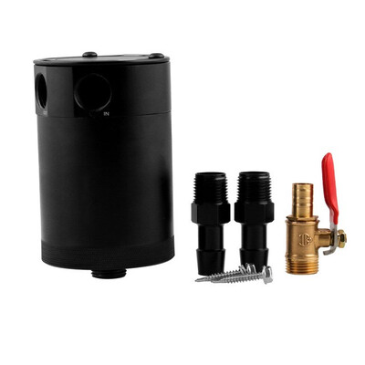 

Universal Aluminum Baffled 2-Port 3-Port Oil Catch Can Tank Air-Oil Separator OCC034 & OCC038