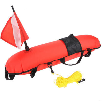 

Greensen KEEP DIVING Scuba Diving Inflation Torpedo Buoy Signal Float Ball & Flag