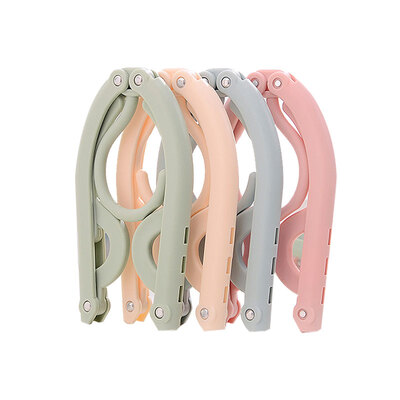 

4 PCS Portable Folding Clothes Hangers Drying Rack for Travel