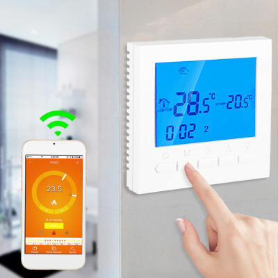 

Greensen Programmable WiFi Wireless Heating Thermostat Digital LCD Screen App Control 110V