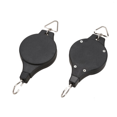 

2X Retractable Pulley Hanging Basket Pull Down Hanger Garden Baskets Pot