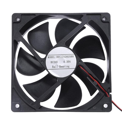 

HDS1212025BH DC24V Cooler Fan 117x117x24mm 7 Blades Computer PC Cooling Fan