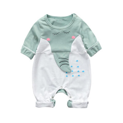 

Baby Rompers Short Sleeve Autumn Newborn Boy Girl Animal Jumpsuits Clothing