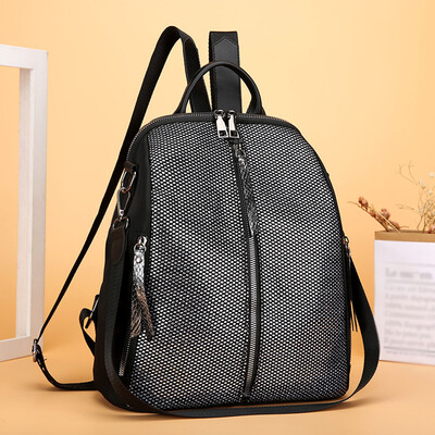 

Tailored Fashion Ladies Large Capacity Sequins Versatile Backpack Waterproof Travel Bag