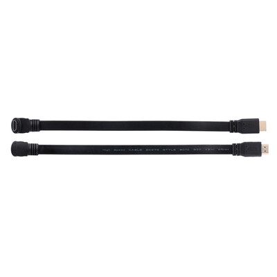 

HD Cable HD Male to 90 Degree Right Angle HD Male High Speed 4K 3D Gold-plated Connectors Support 1080P for PC Laptop Projector TV
