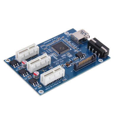 

3 in 1 PCI Express PCI E 1X slots Riser Card Expansion Adapter PCI-E Port