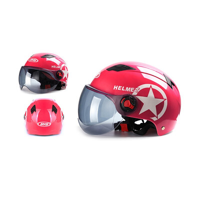 

Bike Motorcycle Half Face Helmet Sunscreen Ultraviolet-proof Protective Unisex Protective Gears Motorcycle Accessories