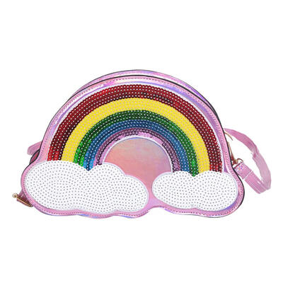 

Personality Sequins Rainbow Laser Women PU Leather Shoulder Messenger Bags
