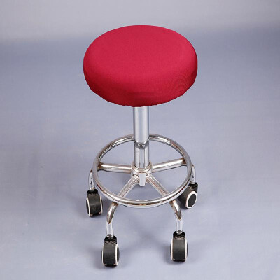 

Round Bar Stool Cover Stretch Removable Elastic Chair Pad Protector for Home Office