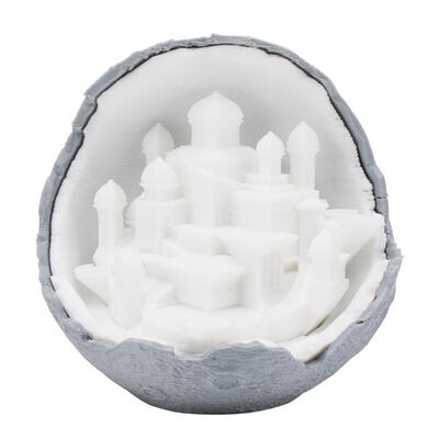 

16Colors Remote Control 3D Print Starry Castle Night Light LED Lamp Gifts