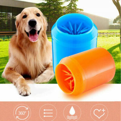 

Portable Dog Paw Cleaner Pet Cleaning Brush Cup Dog Foot Cleaner Feet Washer