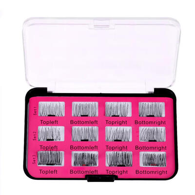 

12pcs 3D Magnetic Natural False Eyelashes Hair Extension Makeup Accessories